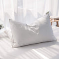 Luxury Feathers Down Pillows Queen Size Set of 2, Hotel Quality Fluffy Bed by AIKOFUL