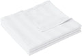 Cotton Twin Flat Sheet Only, 600 Thread Count 100% Egyptian Cotton Top Sheet by ZaizaiHome