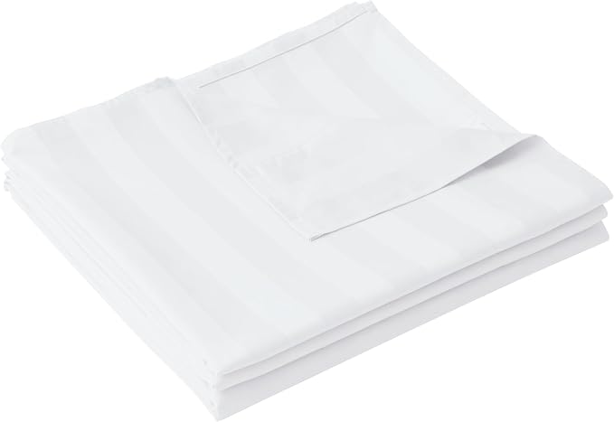 Cotton King Flat Sheet Only, 600 Thread Count 100% Egyptian Cotton Top Sheet by ZaizaiHome