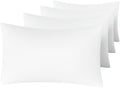 MINIPANDA White King Size Pillow Cases Set of 4 by Unknown