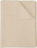 Flat Sheet Only Queen Size, 400 TC 100% Egyptian Cotton Flat Sheet -Beige by ShunjieHome