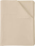 Flat Sheet Only Full Size, 400 TC 100% Egyptian Cotton Flat Sheet-Beige Cotton by ShunjieHome