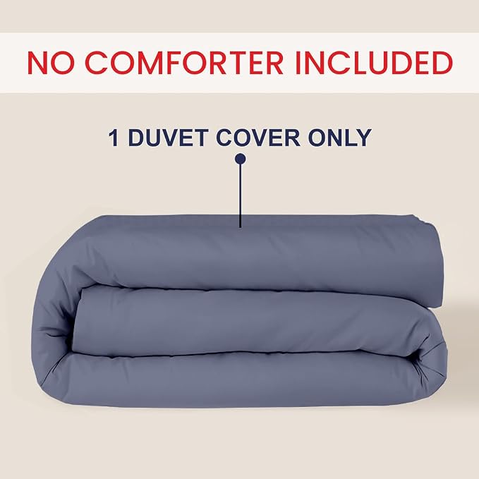 Kotton Culture 1 Pc California King Duvet Cover Only-100% Egyptian Cotton 600 - Image 2