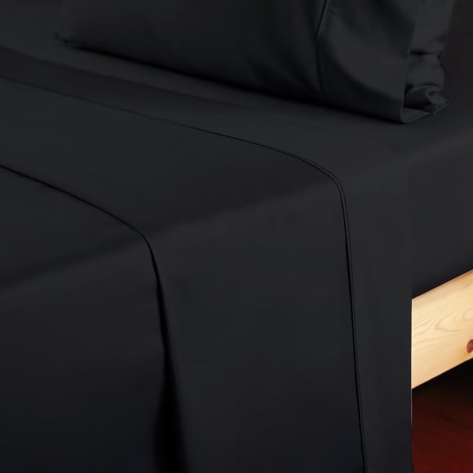 2-Pack Cotton King Flat Sheet Only, 600 Thread Count 100% Egyptian Cotton Top - Image 7