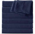 Maple&Stone Queen Flat Sheet 6 Pack, Premium Soft & Breathable, Brushed by MapleStone