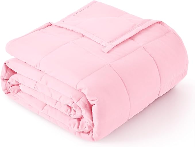 Topblan Weighted Blanket Queen Size 15lbs, Cozy Cooling Weighted Blanket by Topblan