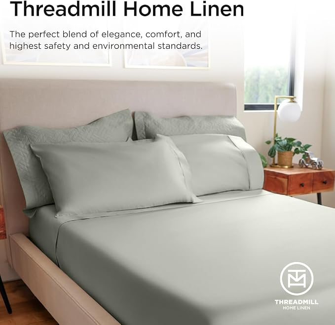 Threadmill Luxury 800 Thread Count King 100% Cotton Sheets - Image 8