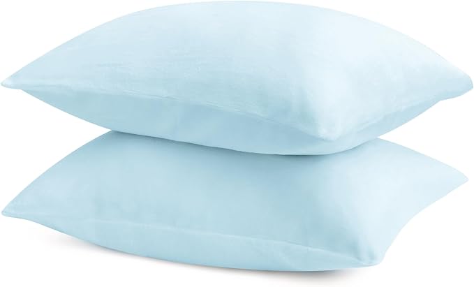 BEDELITE Flannel King Size Pillow Cases Set of 2, Super Soft Fleece Pillowcases - Image 9