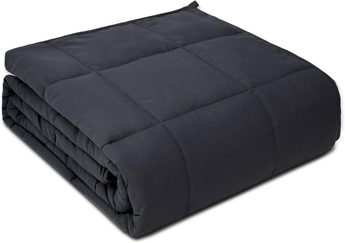 Weighted Blanket 15lbs Queen Size Dark Grey 60"x80" Weighted Blankets by PRETTY+NIGHT