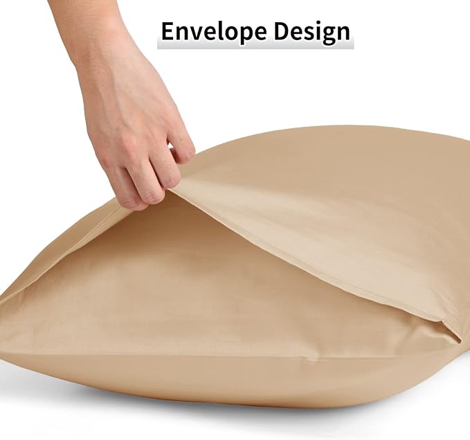 Warmstar Cotton Pillow Cases Queen Size Set of 2, 600 Thread Count Pillowcases - Image 5