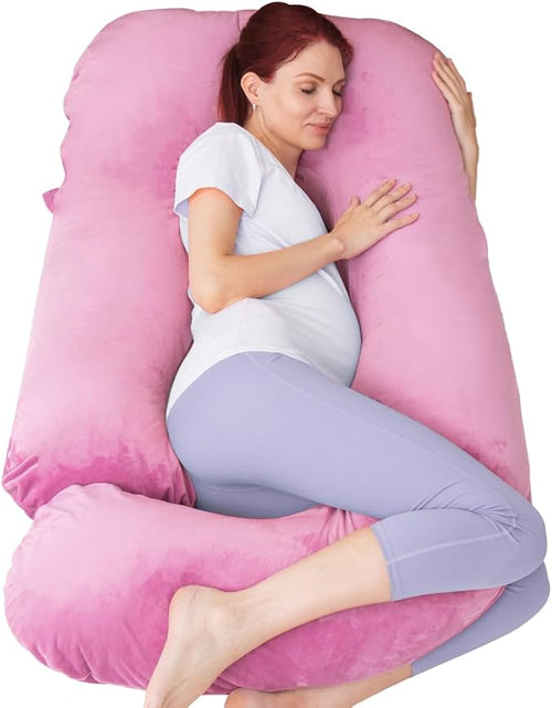60 Inch Pregnancy Pillow for Sleeping, Extra Large U Shaped Body Pillow by AMCATON