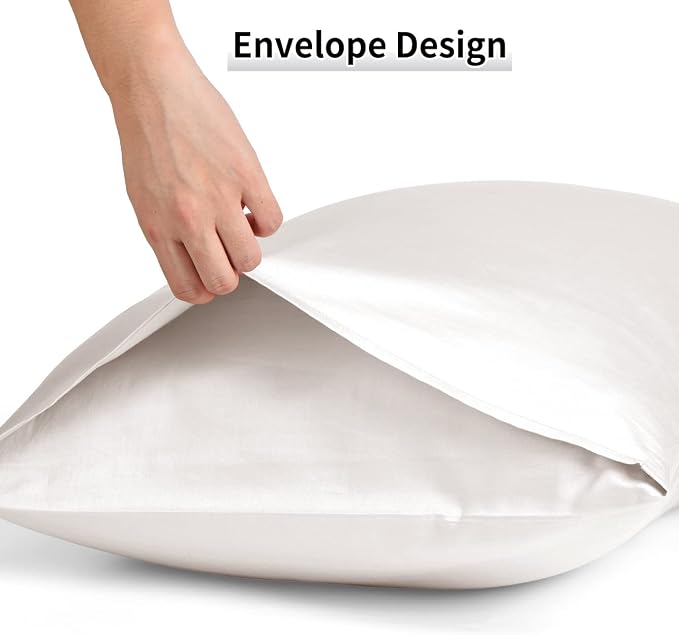 Warmstar Cotton Pillow Cases Standard Size Set of 2, 600 Thread Count - Image 5