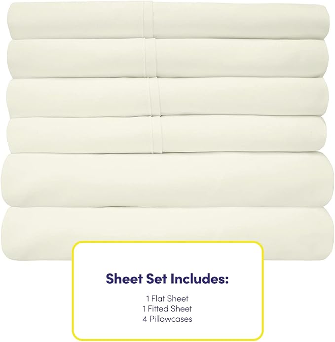 Sweet Home Collection 6 Piece 1500 Supreme Collection Brushed Microfiber Deep - Image 4