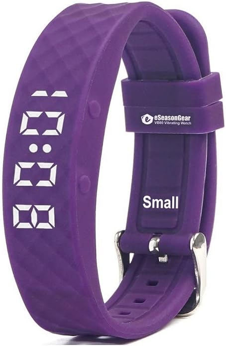 VB80 12 Alarm Vibrating Watch, Silent Vibration Shake Wake ADHD Medication by Unknown