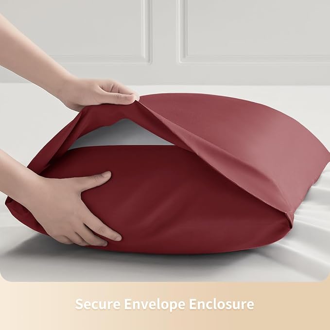 King Pillowcases, Cooling Viscose from Bamboo Pillow Covers - Image 6