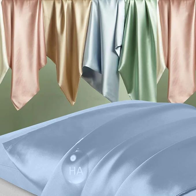 Silk Pillowcase for Hair and Skin, Mulberry Silk Pillow Cases King Size - Image 2