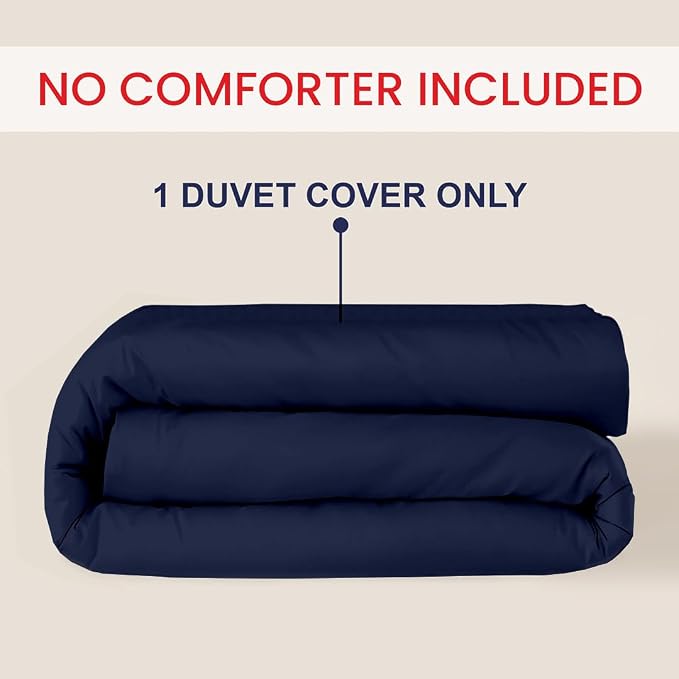 Kotton Culture 1 Pc Duvet Cover King Size-100% Egyptian Cotton 600 Thread Count - Image 2