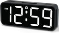Peakeep Small Digital Alarm Clock Plug in by PEAKEEP
