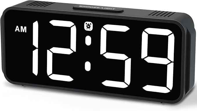 Peakeep Small Digital Alarm Clock Plug in by PEAKEEP