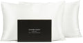 Fishers Finery 30mm 100% Pure Mulberry Silk Pillowcase 2 Pack, Quality Tested by FishersFinery