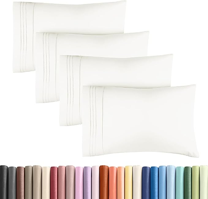 King Standard Pillow Cases Set of 4 by CGKUnlimited