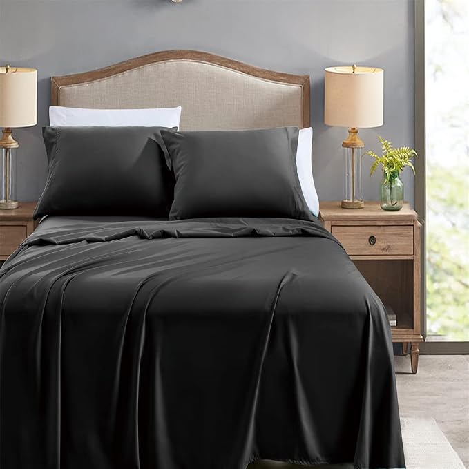 FreshCulture Queen Flat Sheets Only, Soft Microfiber Bedding Sheets - Image 5