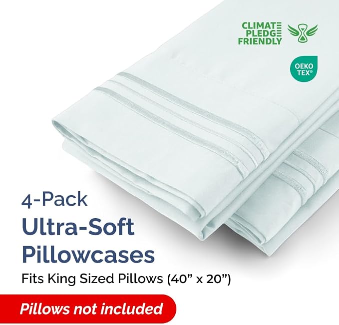 King Pillow Cases Set of 4 - Image 2