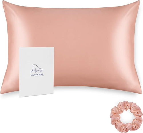 ALASKA BEAR Natural Silk Pillowcase by ALASKABEAR