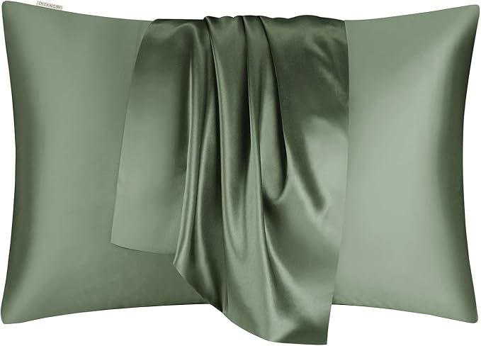 DISANGNI Silk Indulgence Set: 22 Momme 100% Natural Mulberry Silk Pillow Case & - Image 8