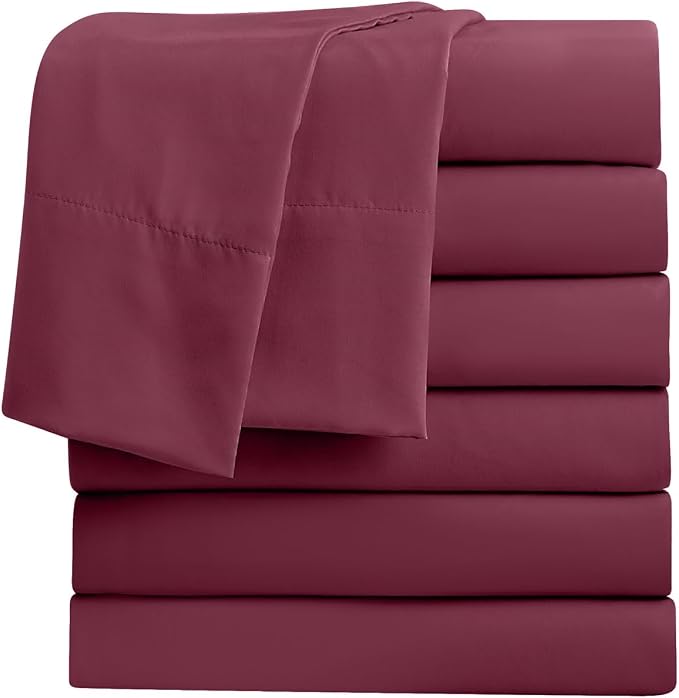 FreshCulture Twin Flat Sheets Only, Soft Microfiber Bedding Sheets by FreshCulture