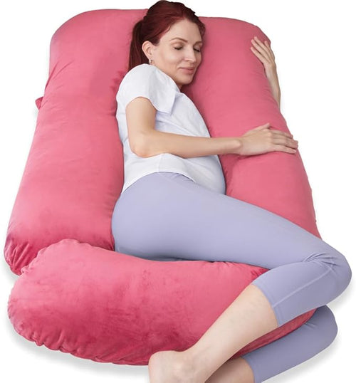 60 Inch Pregnancy Pillow for Sleeping, Extra Large U Shaped Body Pillow by AMCATON