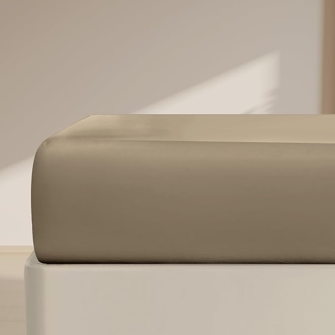 FreshCulture California King Fitted Sheet Only – Premium Hotel-Quality Fitted by FreshCulture
