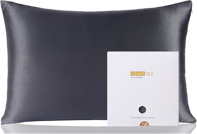 ZIMASILK 100% Pure Mulberry Silk Pillowcase by ZIMASILK