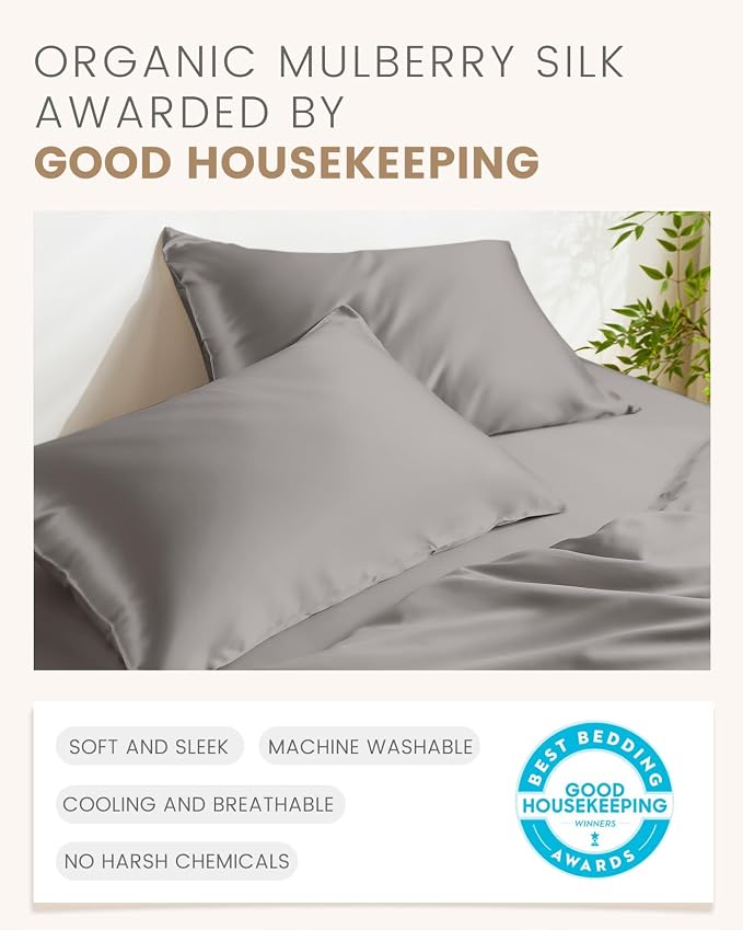 THXSILK 100% Natural Mulberry Silk Pillowcase - Image 6