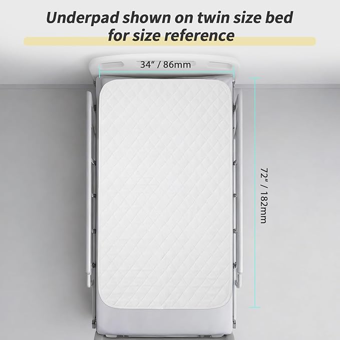 CoolShields Waterproof Bed Pads Incontinence Washable Reusable Bedwetting - Image 4