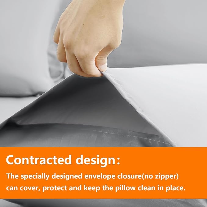 Light Grey Full Size Comforter Set - Image 4