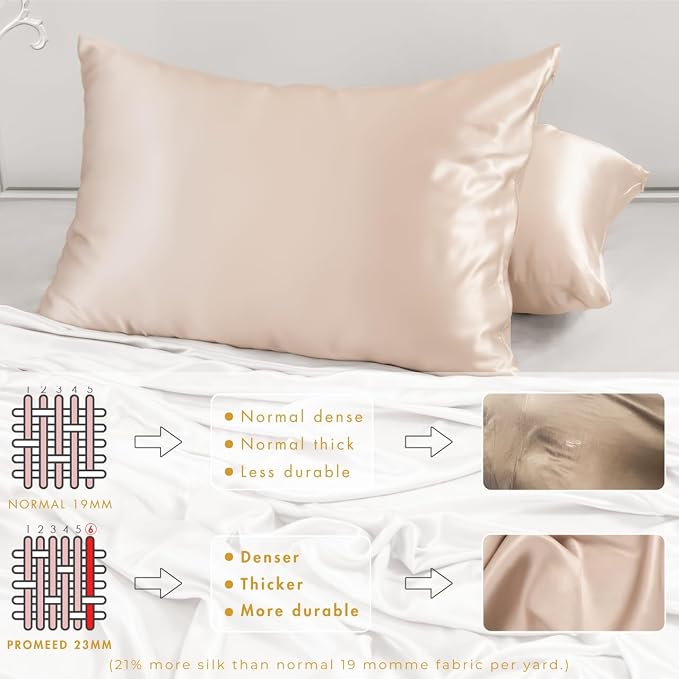 PROMEED 100% Mulberry Silk Pillowcase - Image 5