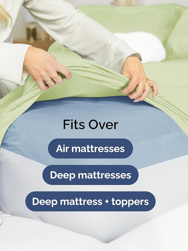Extra Deep Split King Fitted Sheet - Image 6