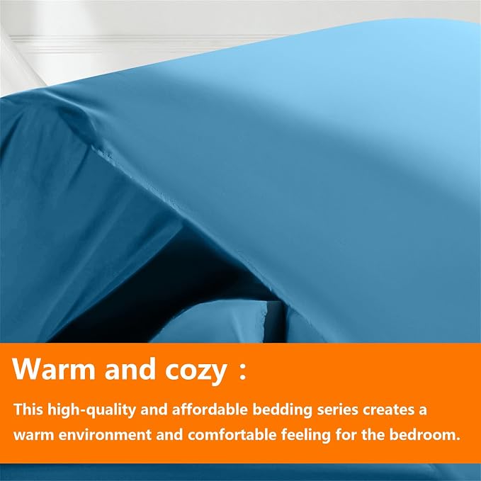 TAIMIT Teal Full Size Comforter Set - Image 2