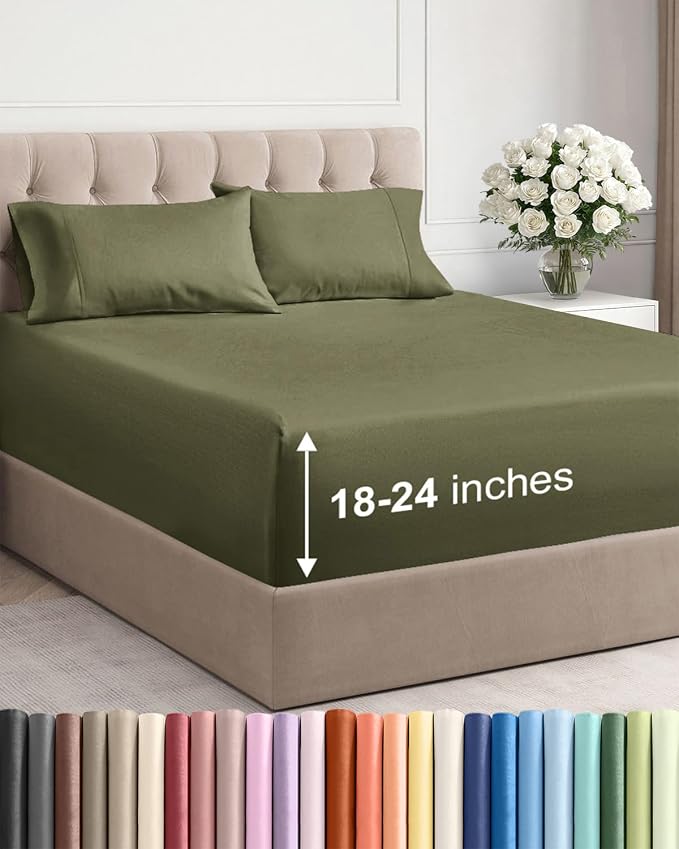 Extra Deep Queen Sheet Set by CGKUnlimited