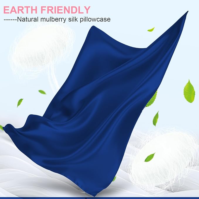Silk Pillow Cases 2 Pack Queen Size - Image 2