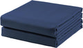 2-Pack Cotton TwinXL Flat Sheet Only, 600 Thread Count 100% Egyptian Cotton Top by ZaizaiHome