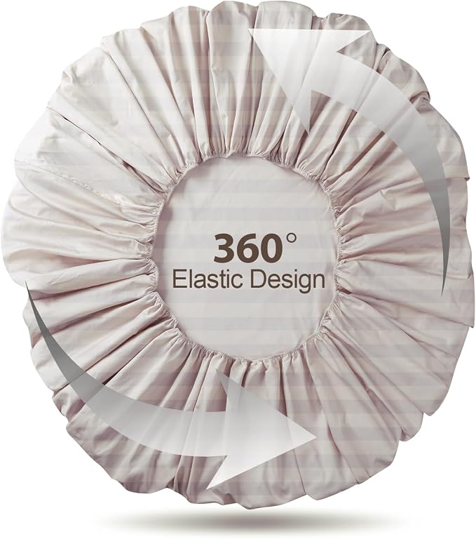100% Egyptian Cotton Fitted Sheet King Size, 600 Thread Count, Single Fitted - Image 8