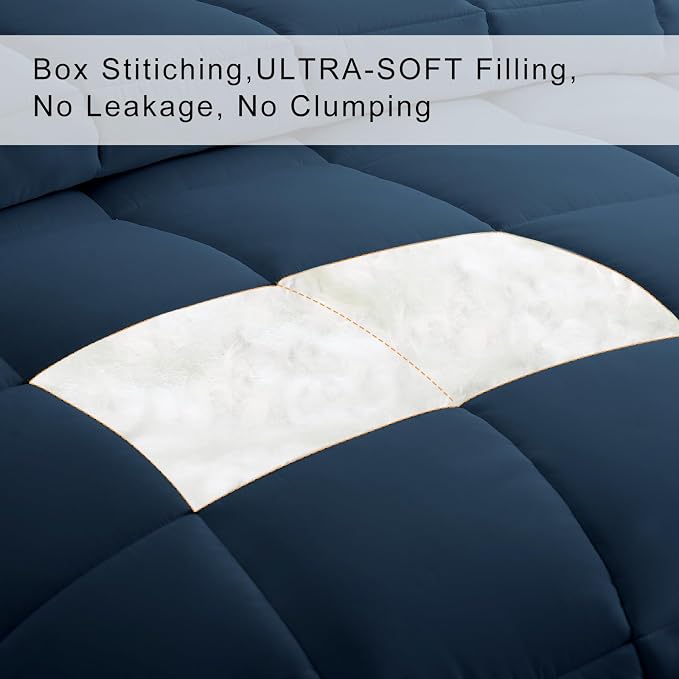 COHOME Premium Twin XL Size Comforter, All-Season Quilted Down Alternative - Image 3