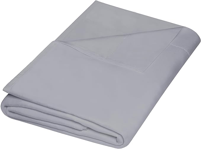 ZPECC Full Flat Sheet Only 1 Pack, Durable Light Gray Top Bed Sheets by ZPECC-ABrandThatHasBeenFocusedOnBabyProductsFor18Years