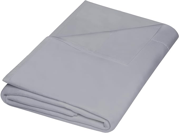 ZPECC Queen Flat Sheet Only 1 Pack, Durable Light Gray Top Bed Sheets by ZPECC-ABrandThatHasBeenFocusedOnBabyProductsFor18Years