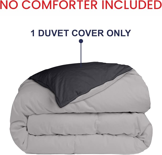 Kotton Culture 1 Pc Queen Size Duvet Cover Only -100% Egyptian Cotton 600 TC - Image 2