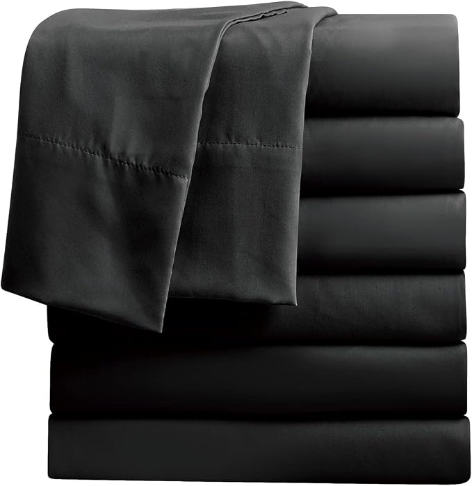FreshCulture King Flat Sheets Only, Soft Microfiber Bedding Sheets by FreshCulture