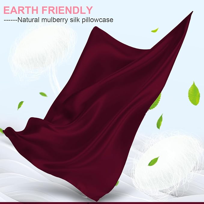Silk Pillow Cases 2 Pack King Size - Image 2