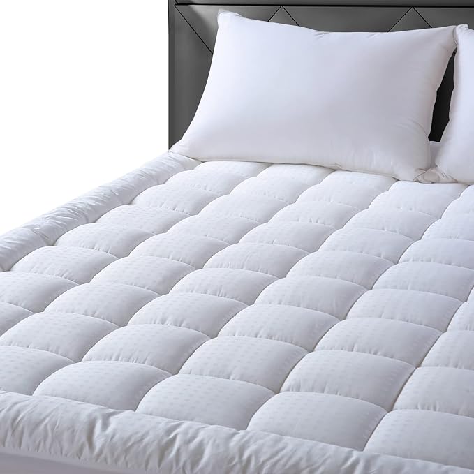 EASELAND Twin Size Mattress Pad Pillow Top Mattress Cover Quilted Fitted - Image 9